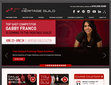 Tablet Screenshot of heritageguild.com